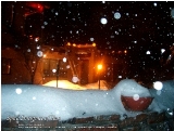 Christmas Night Snow - Taos, New Mexico