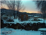 Shadow's Snow at Sunrise - Taos, New Mexico